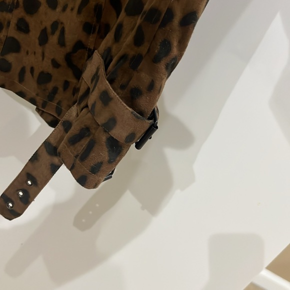 CAPULET Leopard print moto jacket. Size Small - Picture 10 of 11